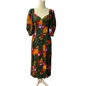 FARM Rio Multicolor Floral Maxi Dress, BNWT, S